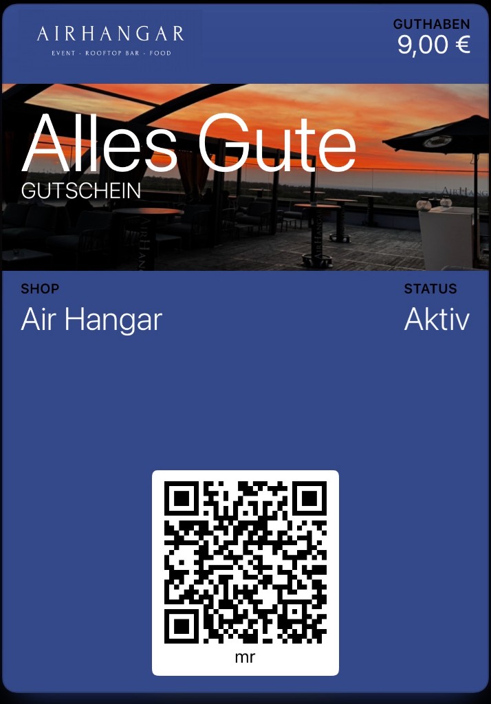Air Hangar Gutschein